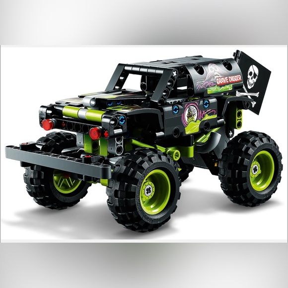 NWT *Retired Set* 2021 LEGO TECHNIC: Monster Jam Grave Digger (42118) - Picture 5 of 8